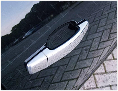 ya 2 8.15 Chrome Door Handle Cover 4 Door S.Steel for Vauxhall for Opel for Corsa D-E 2006 to 2018