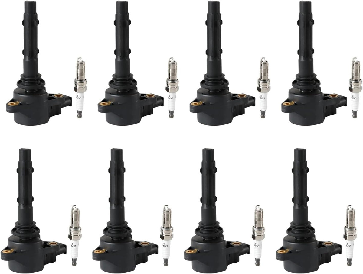 ya 9 10.24 6X Ignition Coils & 6X Iridium Spark plugs for Mercedes-benz C300 E350 UF535
