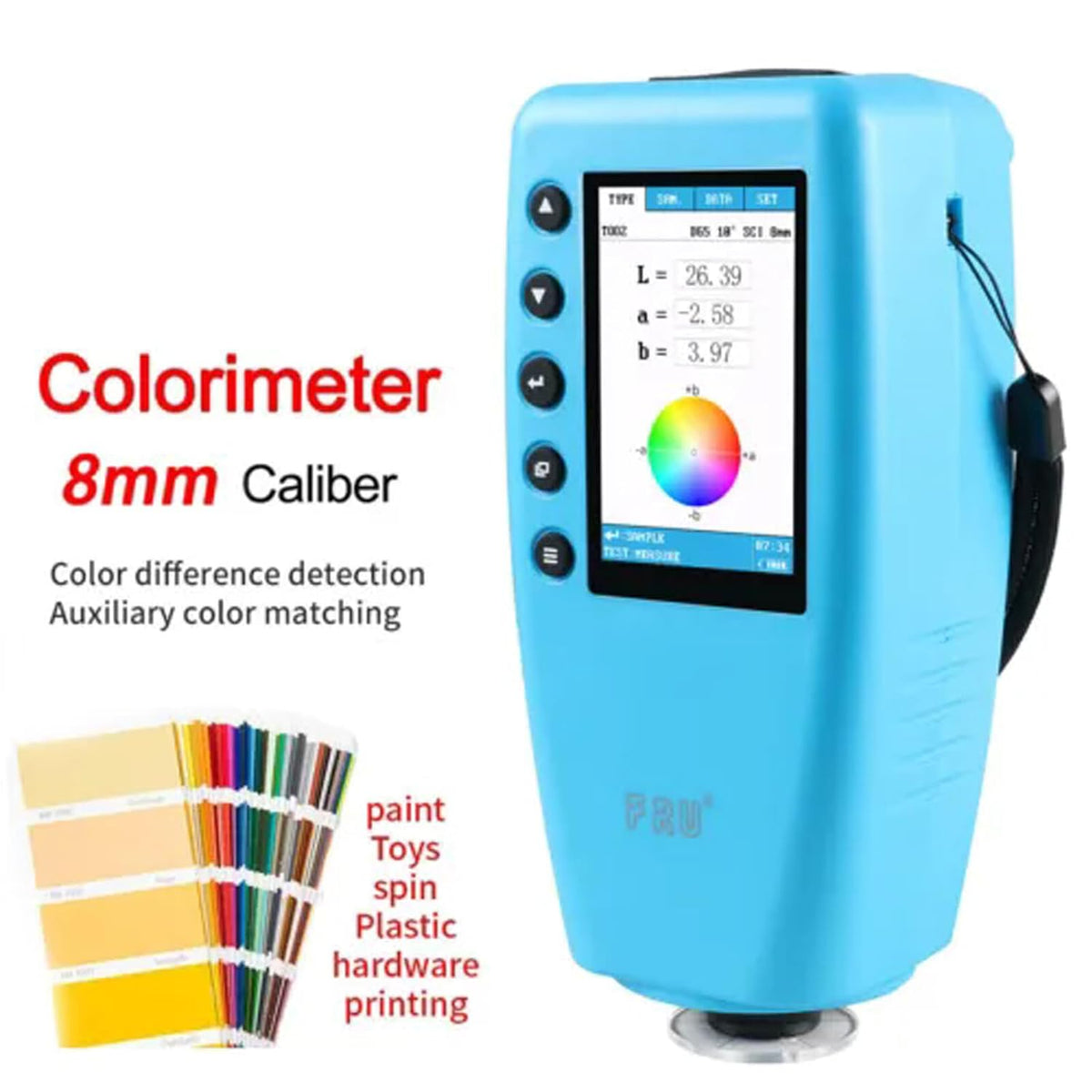 ya 16 10.20 baidi 8mm Portable Color Analyzer Digital Precision Colorimeter