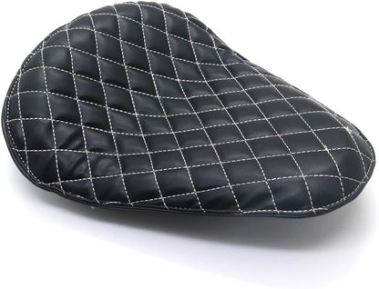 ya 4 8.8.2 New Black Synthetic Leather Diamond SOLO Driver for Seat for Harley Chopper Bobber