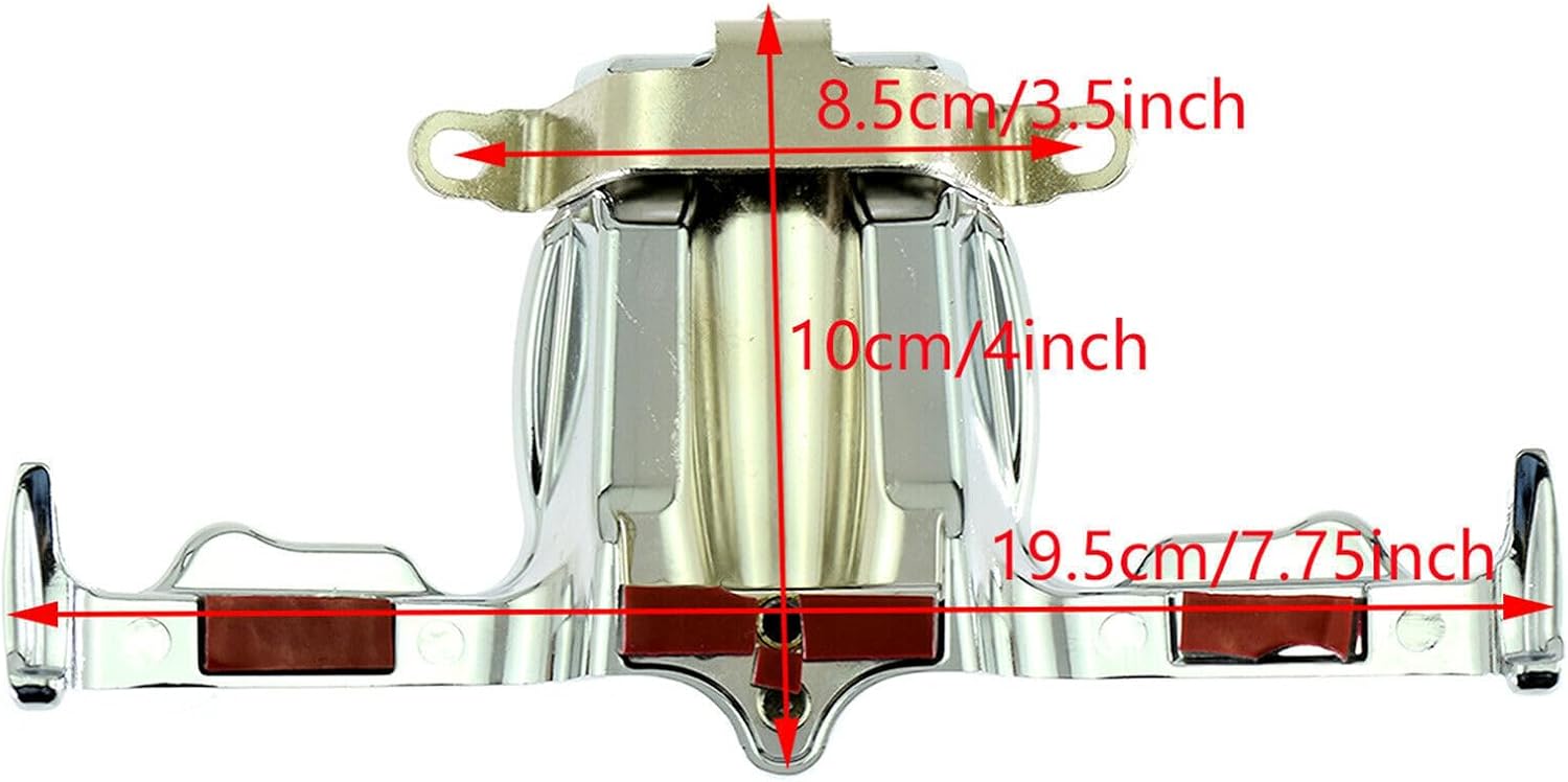 ya 2 8.15 Chrome Tappet/Lifter Block Accent Protector for Harley 1999-2017 Twin Cam Touring