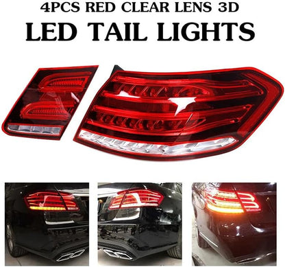 ya 4 8.10 1Pcs Right for Mercedes-Benz E Class W212 2014-2016 Outer Taillamp LED TailLight