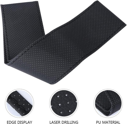 ya 4 8.14 Black Drive Truck PU with Needles and Thread Fit 38cm Car Steering