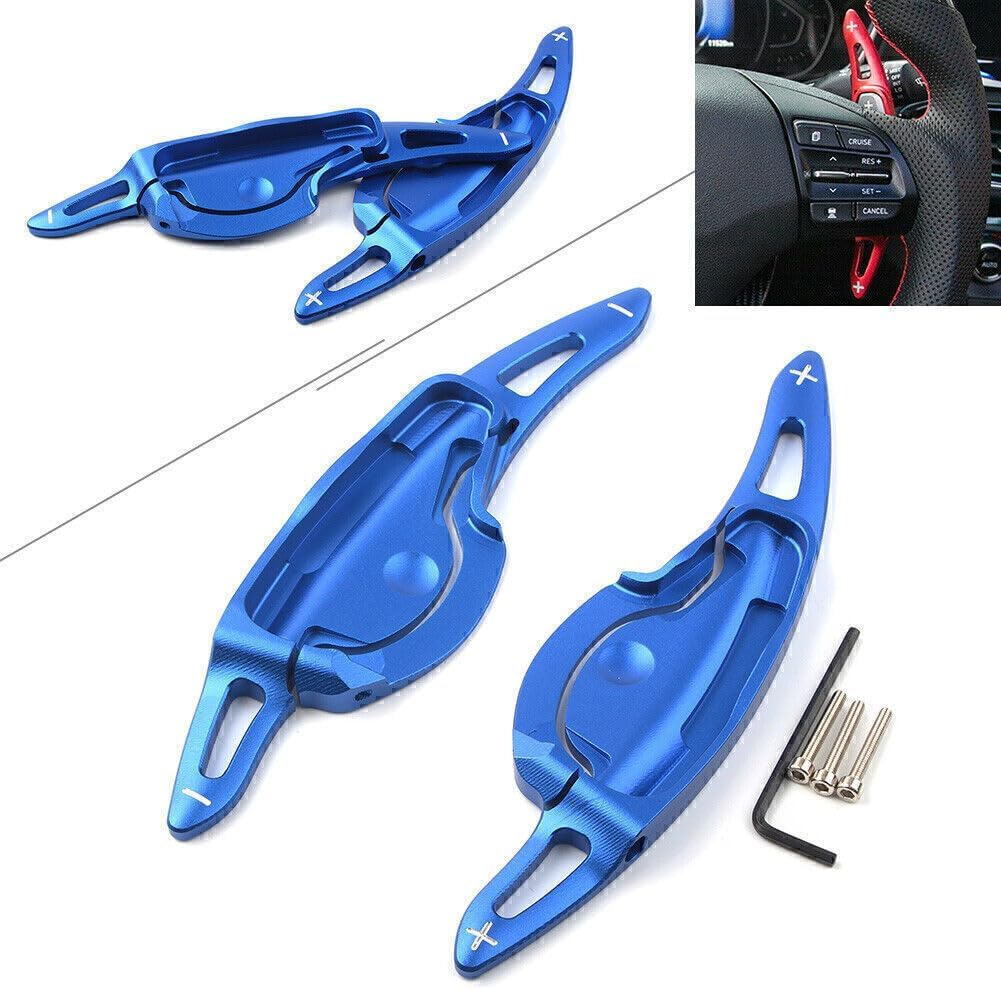 ya 5 8.24 baidi Car Steering Wheel Paddle Shifter Extension Blue Fit for Hyundai LA Festa 2019