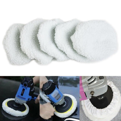 ya 13 9.15 baidi 5pcs 5-6 Inch Sponge Polishing Waxing Buffing Pads Kit for Car Polisher Buffer