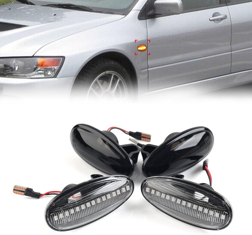ya 4 8.10 LED Side Marker Lights Turn Signal Lamp for Mitsubishi for Pajero Shogun MK3 Galant