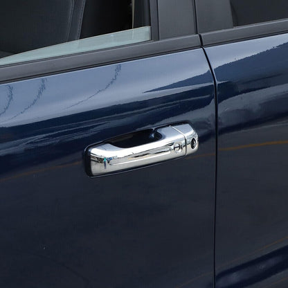 ya 2 8.15 Exterior Door Handle Cover Trim for Dodge for Ram 1500 2018-2021 Chrome High Edition 