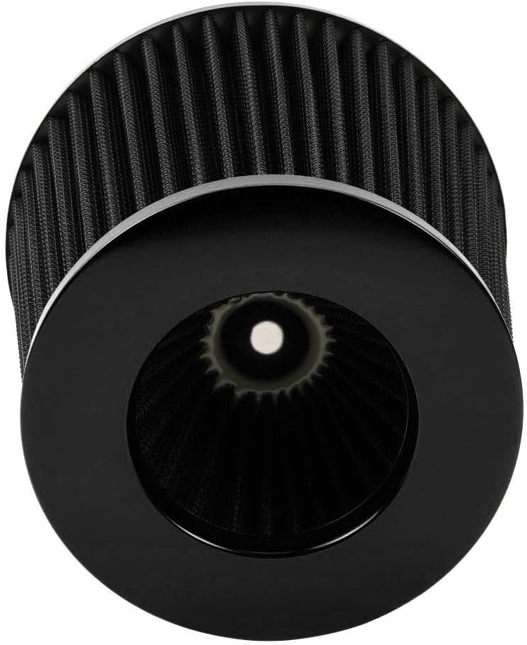 ya 13 9.15 baidi 3 76mm Black Dry Air Filter Cold Air Intake Cone Replacement High Flow Inlet