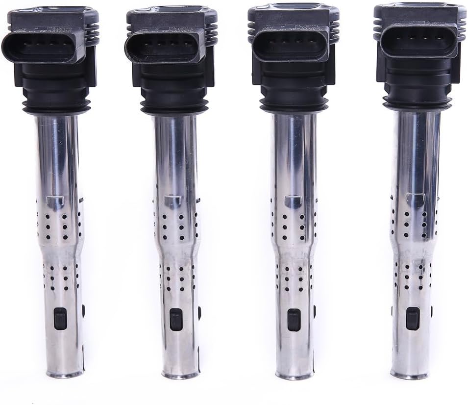 ya 4 8.10 4Pcs Ignition Coil Set for VW for Golf for Passat Beetle for Audi A4 Q3 Q5 for SEAT #07K905715F#
