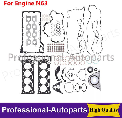 ya 11 9.14 baidi1Set Engine Overhaul Gasket Repair Kit for BMW 550i 750Li X5 X6 F10 E71 N63 4.4L