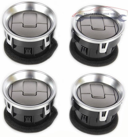ya 10 9.16 baidi 4 * Silver Dashboard AC Vents Fit for Ford F150 Lobo 09-14#CL3Z19893EA#