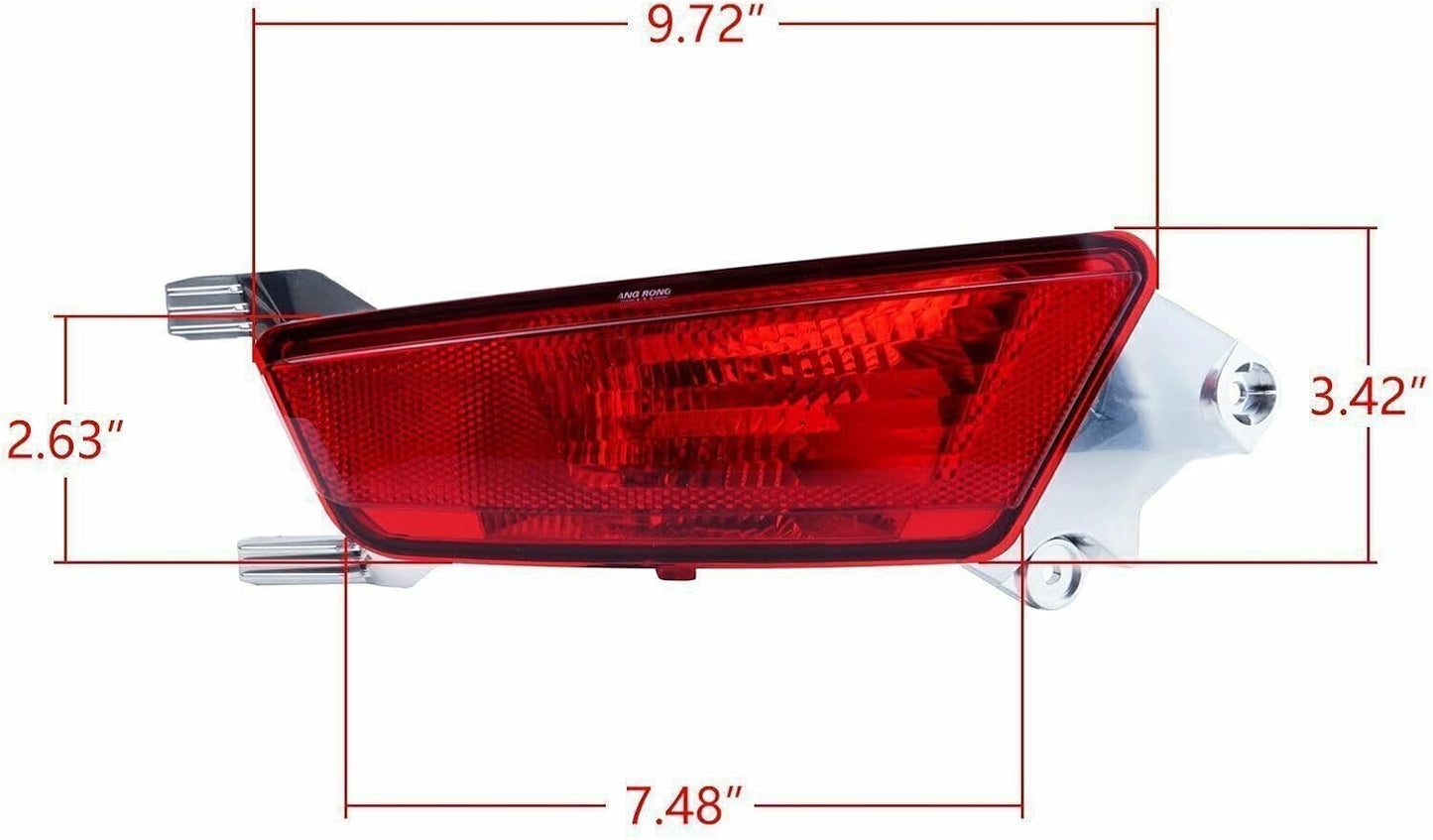 ya 4 8.10 1PCS Left Rear Bumper Light Lamp Tail for Land Rover for Range Rover Evoque 12-19