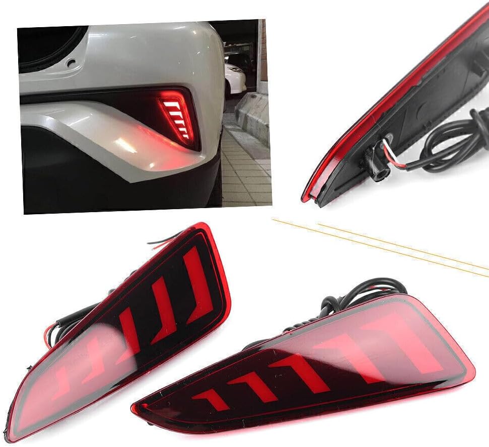 ya 13 9.15 baidi Car rear fog light LED bumper tail light suitable for Toyota CHR C-HR 2016-