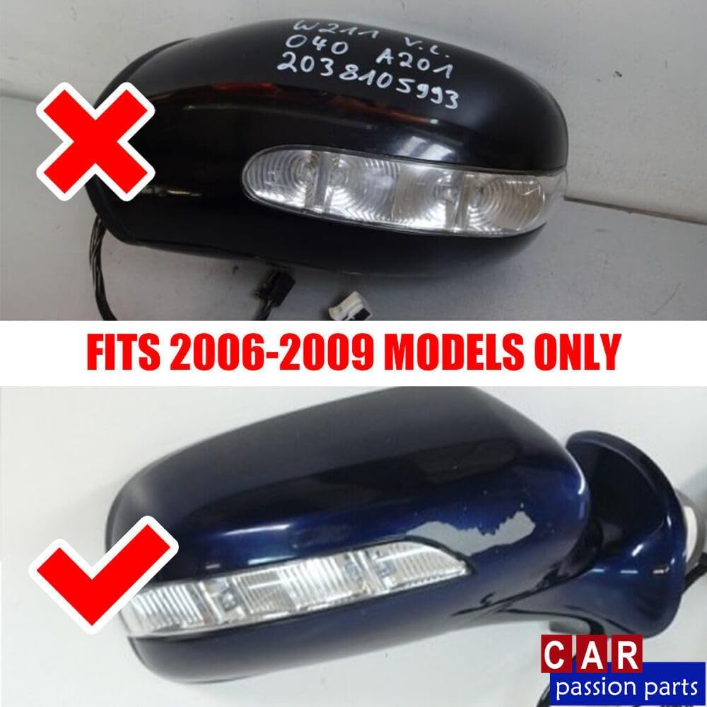 ya 11 9.14 baidiA pair of side mirror turn signal lights for Mercedes-benz CLS SE-class W211-