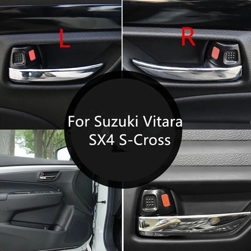 ya 5 8.24 baidi Front and Rear Left and Right Inner Door Handles for Suzuki Vitara SX4 S-Cross