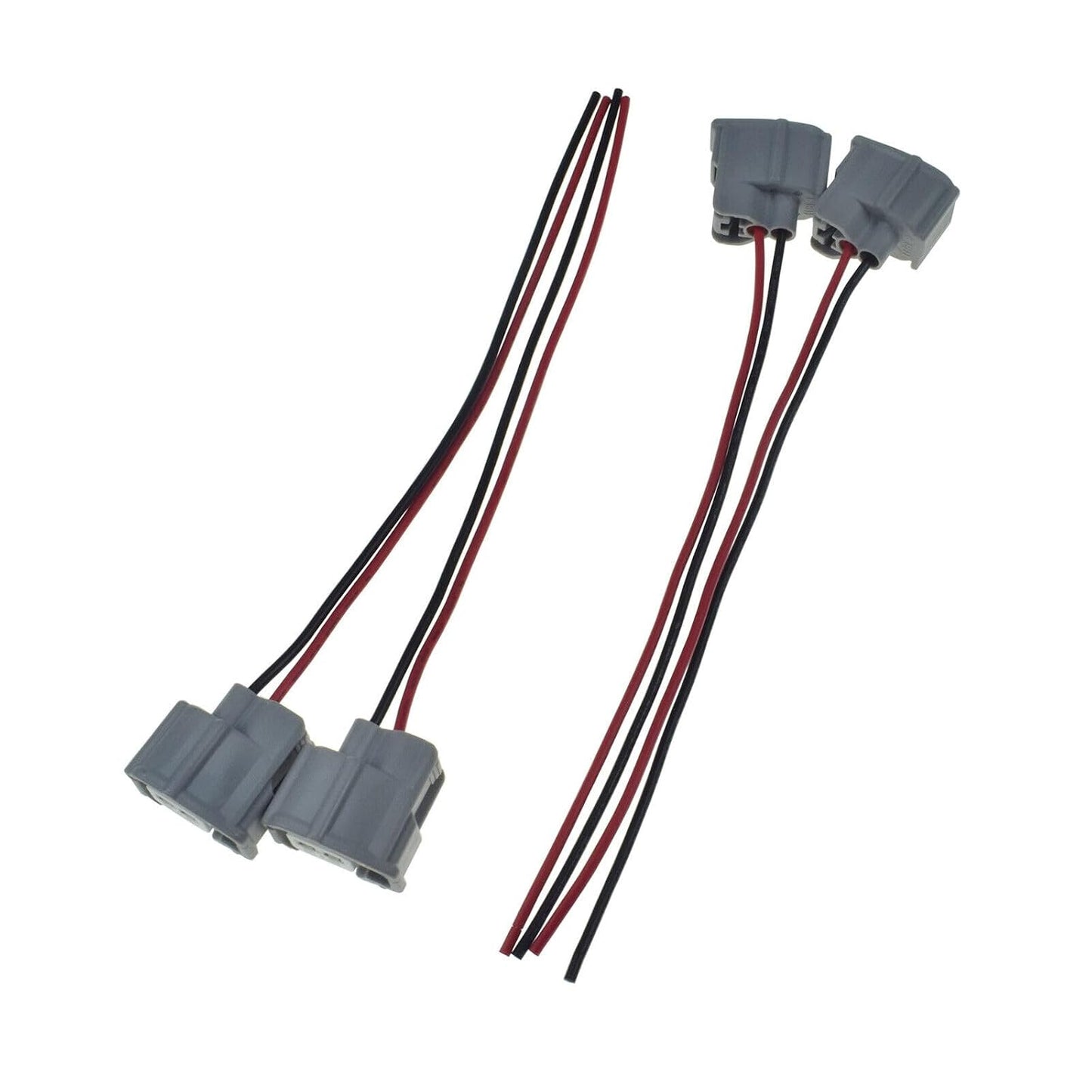 ya 2 8.15 4-Piece Female Fuel Injector Connector Electrical Plug Harness Suitable for Toyota for Lexus 