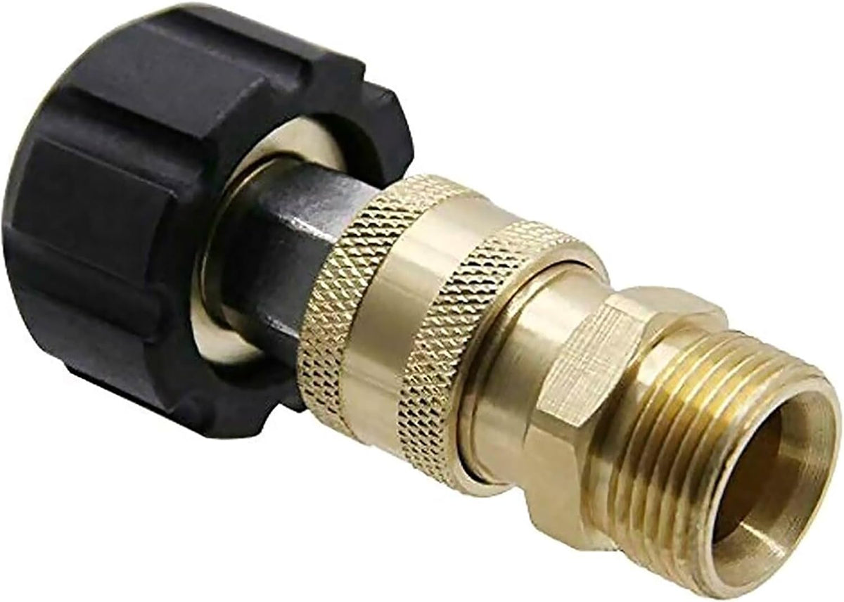 ya 26 10.21 baidi Brass+Stainless Steel Pressure Washer Hose Connector Adapter Replacement Parts