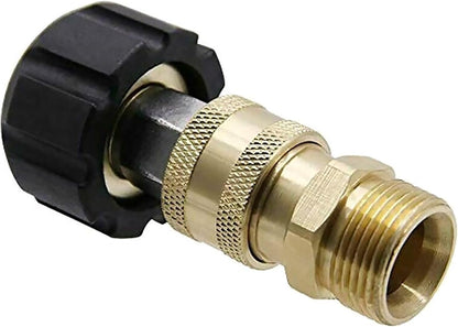 ya 26 10.21 baidi Brass+Stainless Steel Pressure Washer Hose Connector Adapter Replacement Parts