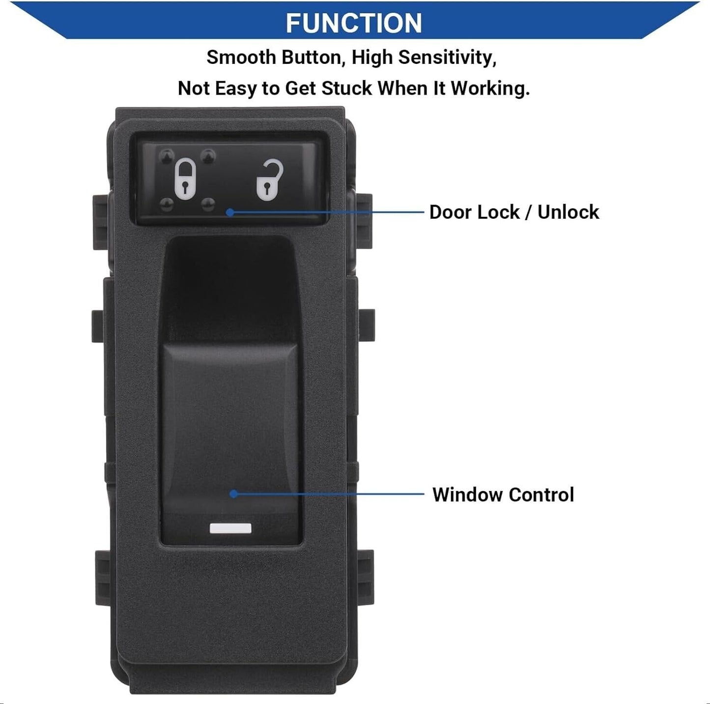 ya 8 8.24 baidi Power Window Switch Front Right Passenger Side for Chrysler for Dodge for Jeep 4602785AD 