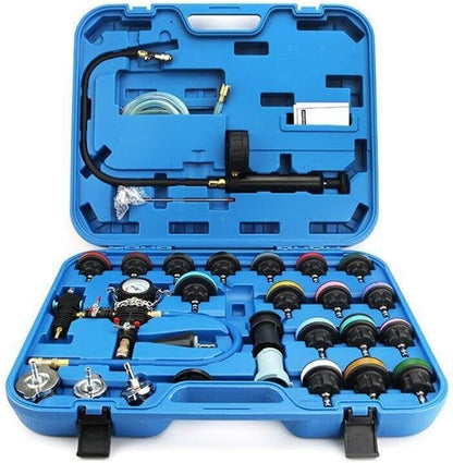 ya 26 10.21 baidi 28pcs Universal Radiator Pressure Tester Vacuum Type Cooling System Detor