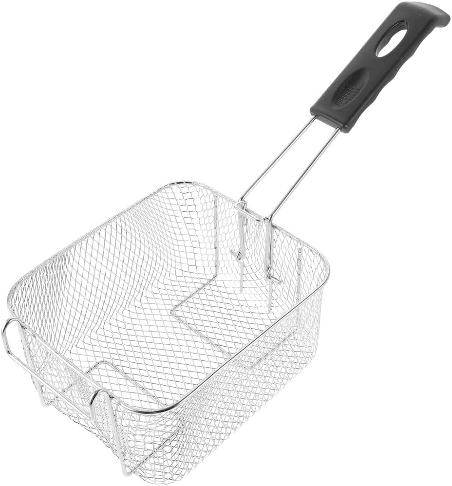 ya 14 9.20 baidi 2 Count Stainless Steel Frying S n Deep Fat Fryer Strainer Drain Basket-1
