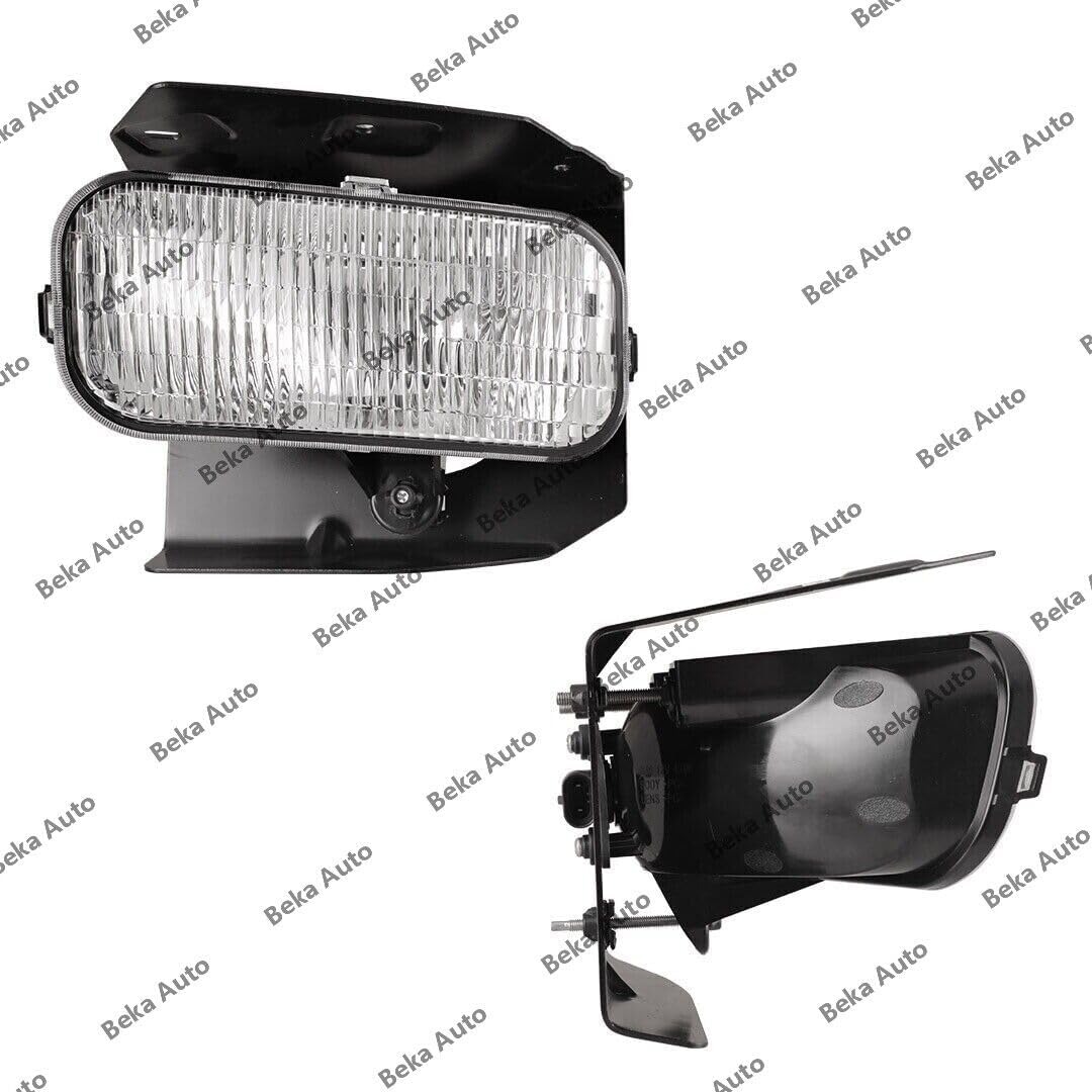 ya 2 8.15 A pair of transparent lens anti-collision fog lights and front wheel drive lights suitable for Ford F-150 1999-2004