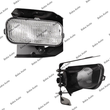 ya 2 8.15 A pair of transparent lens anti-collision fog lights and front wheel drive lights suitable for Ford F-150 1999-2004