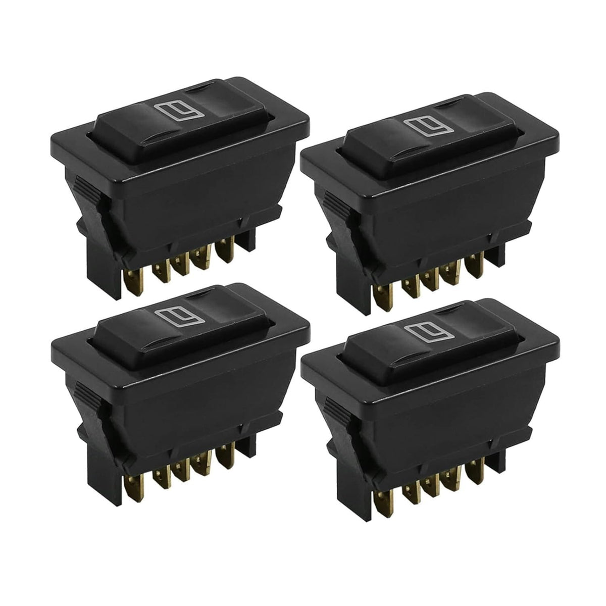 ya 5 8.10 Universal 5 Pins Power Door Lock Power Window Rocker Switch Square Mark