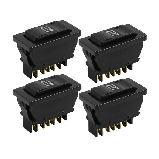 ya 5 8.10 Universal 5 Pins Power Door Lock Power Window Rocker Switch Square Mark