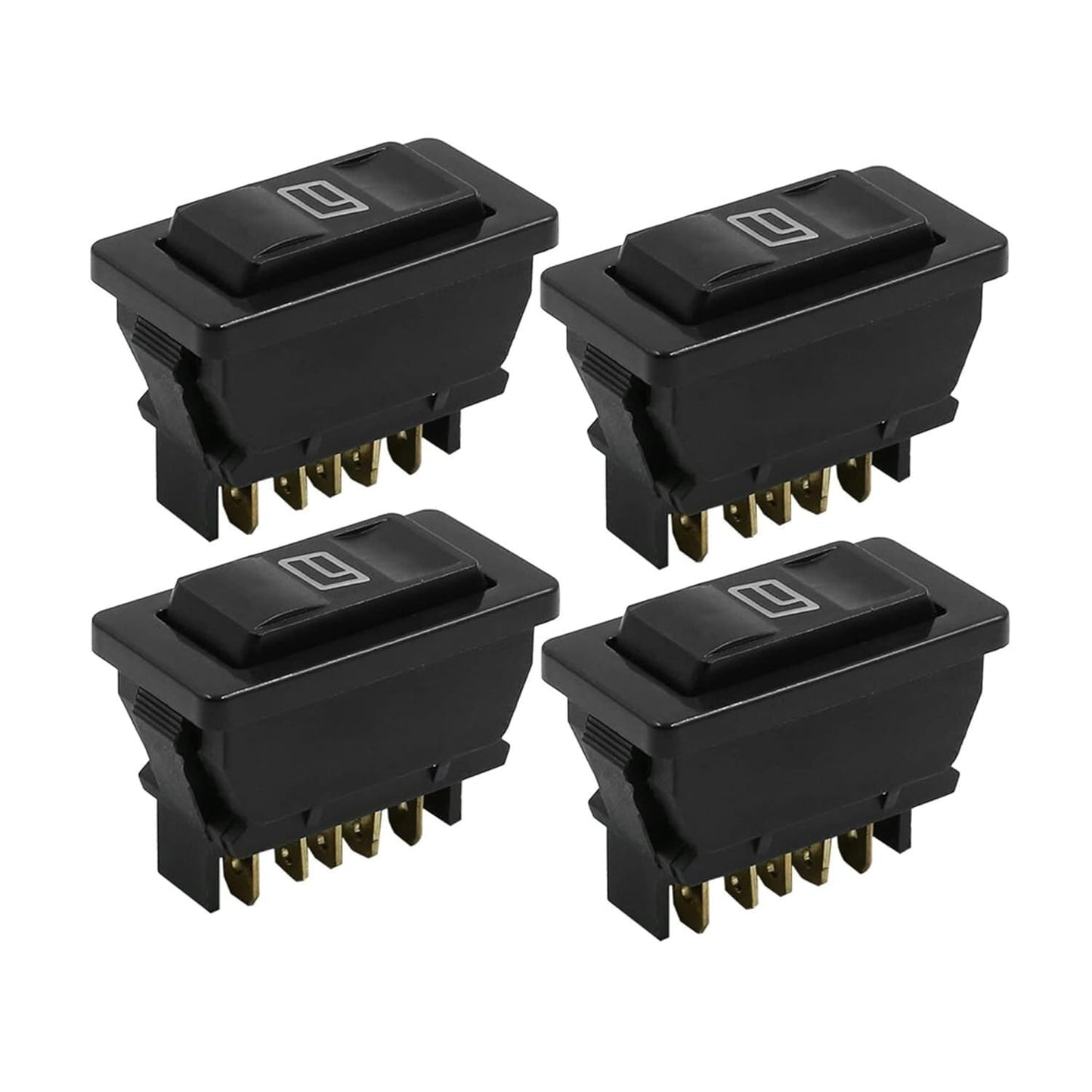 ya 8 8.24 baidi Universal 5 Pins Power Door Lock Power Window Rocker Switch Square Mark