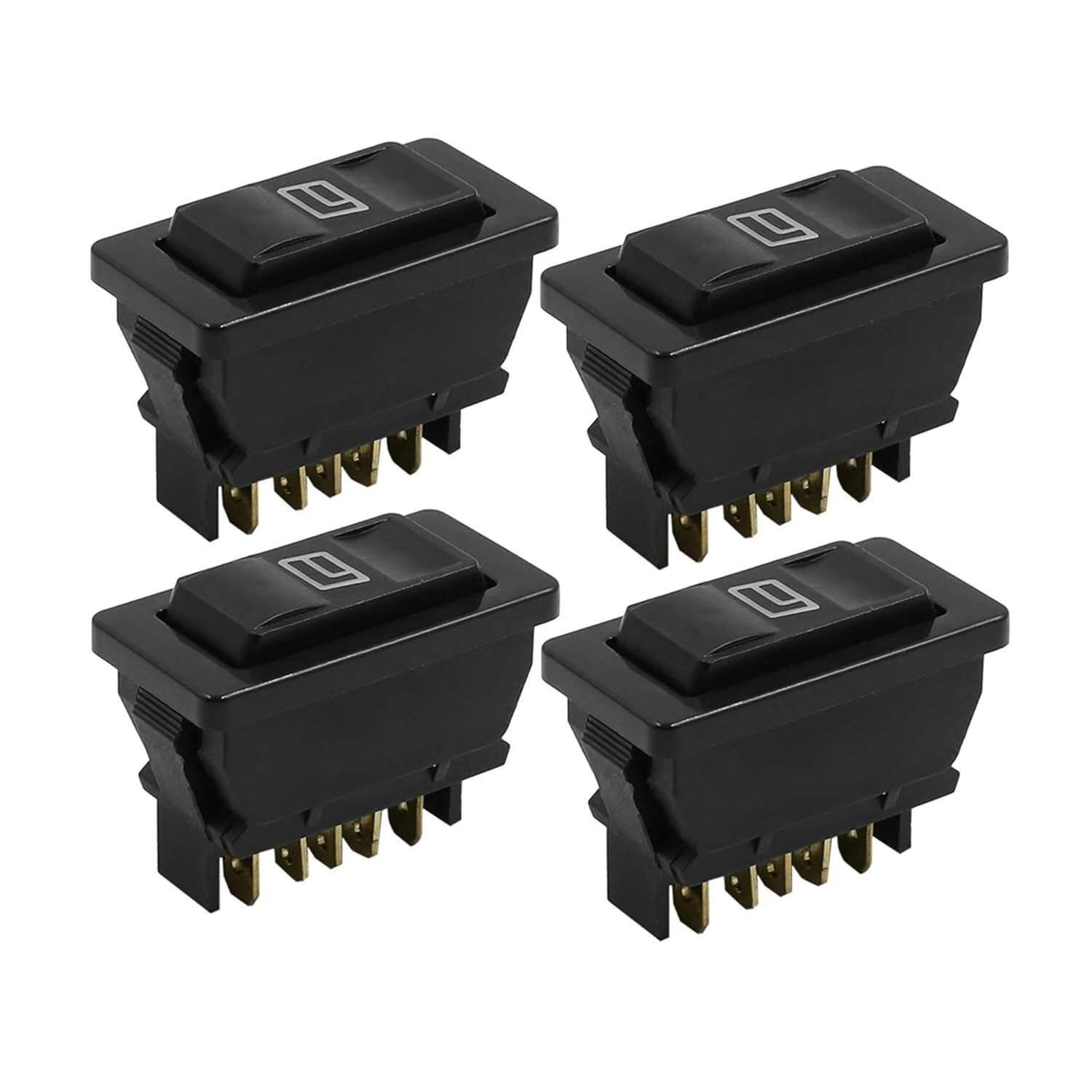 ya 8 8.24 baidi Universal 5 Pins Power Door Lock Power Window Rocker Switch Square Mark