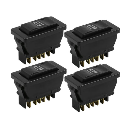 ya 8 8.24 baidi Universal 5 Pins Power Door Lock Power Window Rocker Switch Square Mark