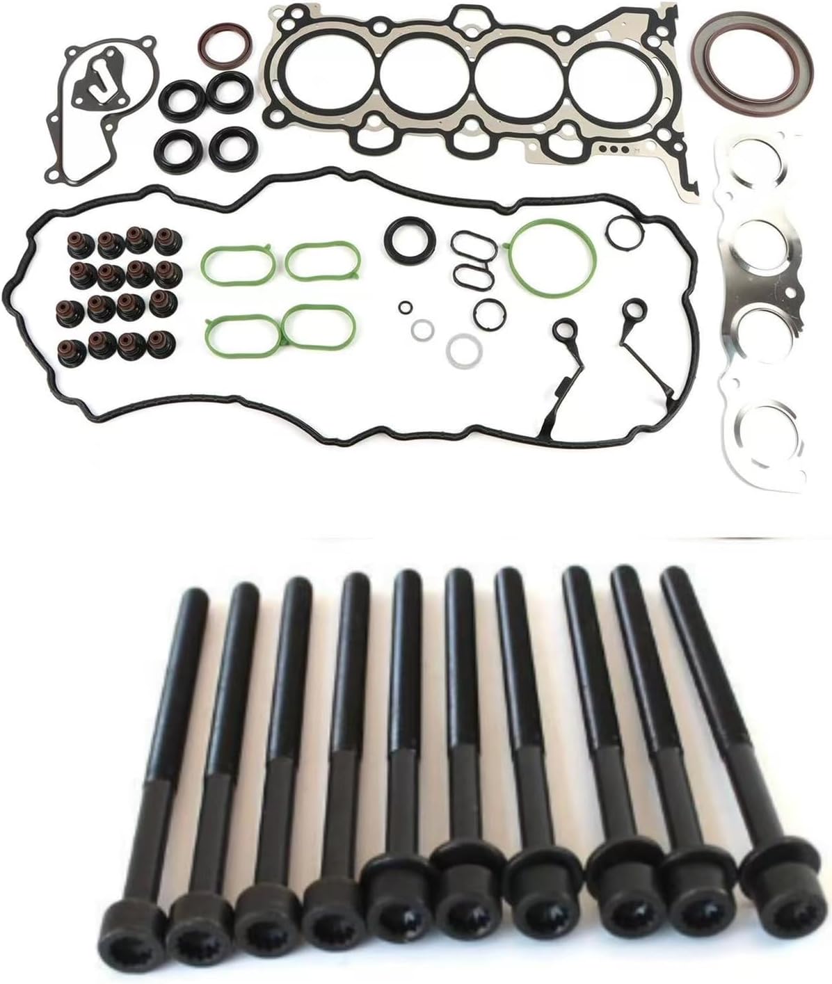 ya 11 9.14 baidiG4NC 2.0L Engine Gasket Seal Kit with Head Bolts for Hyundai for Tucson for Kia Soul Forte