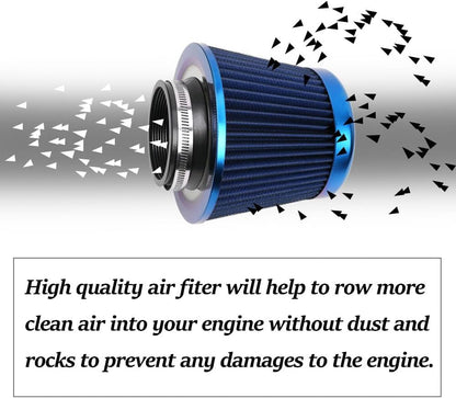 ya 13 9.15 baidi 376mm REUSABLE Air Filter STAINLESS STEEL Wire High Flow Cold Air Intake Filter
