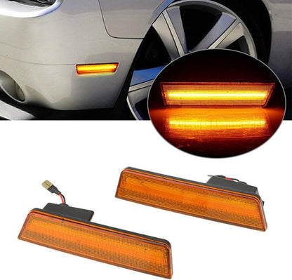 ya 13 9.15 baidi 2 LED Front Side Marker Lights for 2008-2014 2013 2012 2012 for Dodge Chall