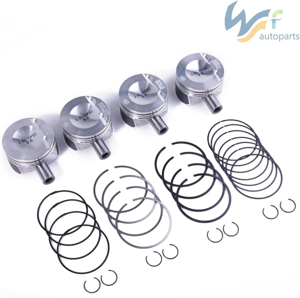 ya 4 8.24 baidi 4pcs Piston Ring Set for Audi A3 TT for VW for Passat for JETTA EOS EA888 147KW 2.0TFSI