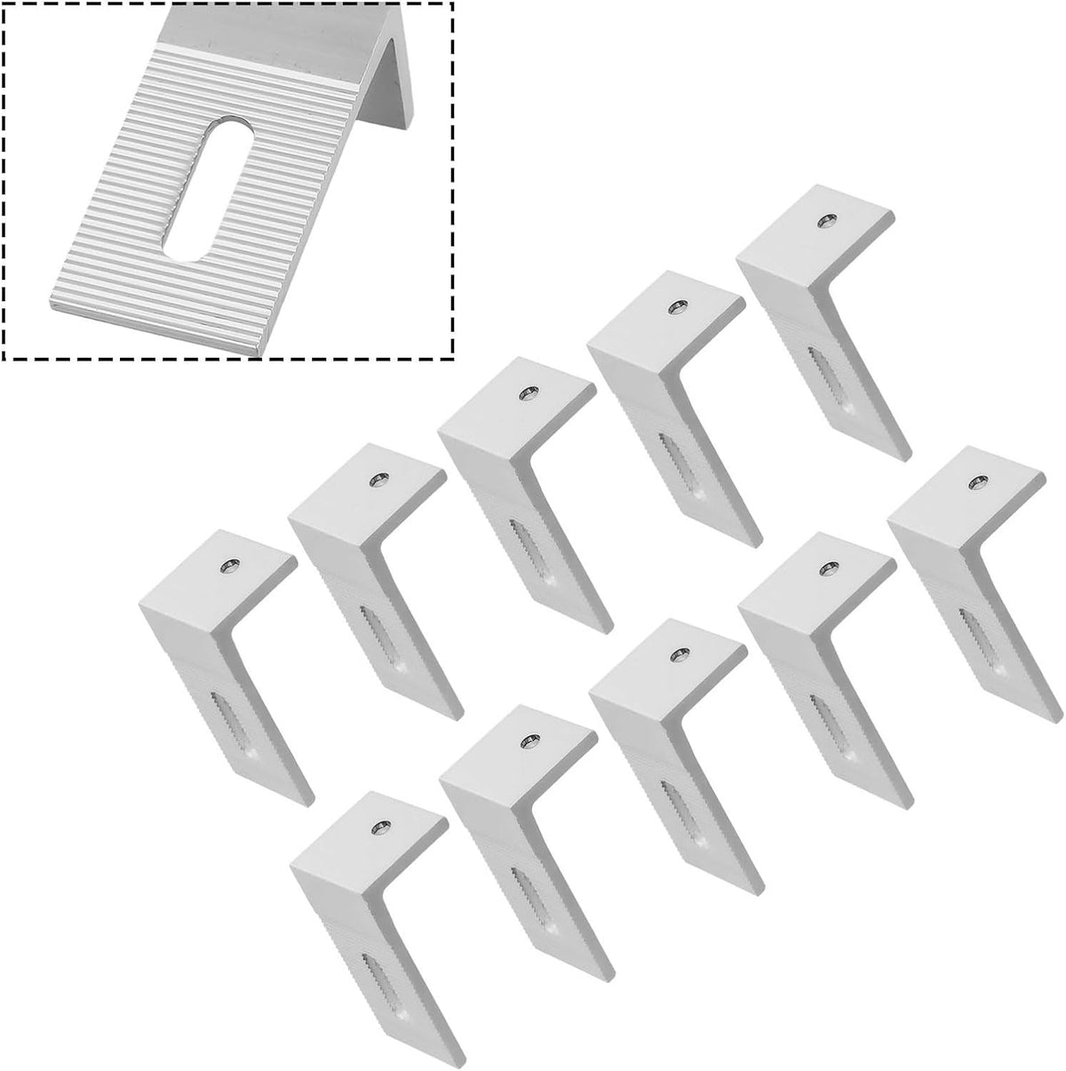 ya 26 10.21 baidi Aluminum Solar Panel Mounting L Brackets 90 De Angle PV Connection Angle New