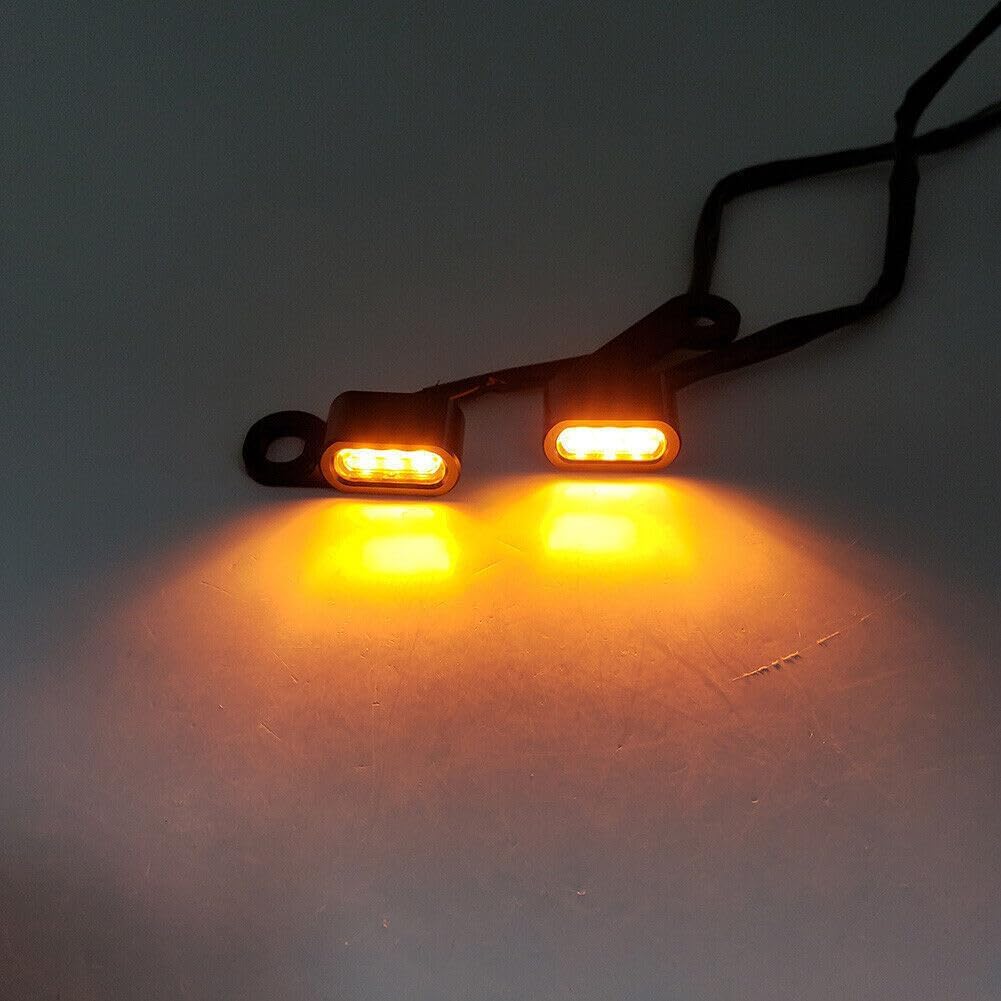 ya 2 8.15 Front Turn Signal Light for Mini Light for Harley Dyna models 1999-2017 Sportsters