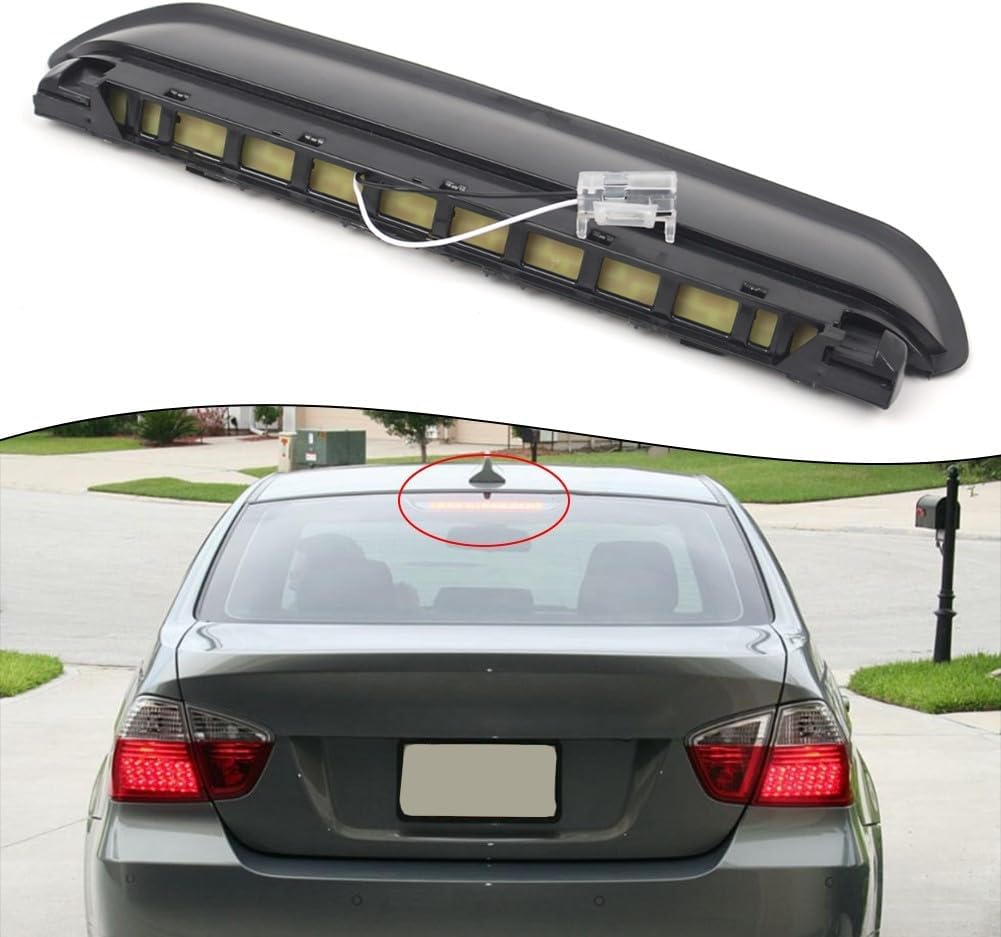 ya 13 9.15 baidi For for BMW 3 Series E92 E90 Rear High Brake Light Lamp 63257145519 Red 12V