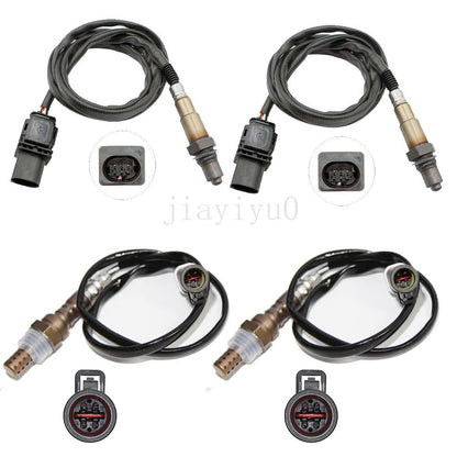 ya 4 8.8 4pcs Oxygen O2 Sensor 1&2 Upper+Lower for 2010 for Ford Taurus 3.5L Only fit Turbo