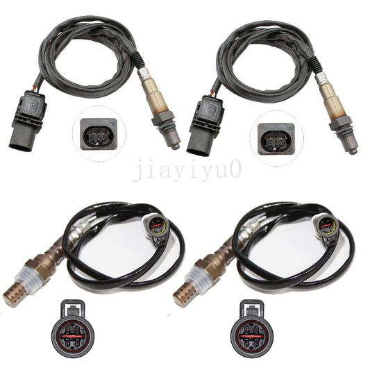 ya 4 8.8 4pcs Oxygen O2 Sensor 1&2 Upper+Lower for 2010 for Ford Taurus 3.5L Only fit Turbo