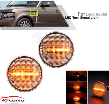 ya 7 8.24 baidi 2 LED Dynamic Side Marker Turn Signal Lights for Range Rover (L322) 