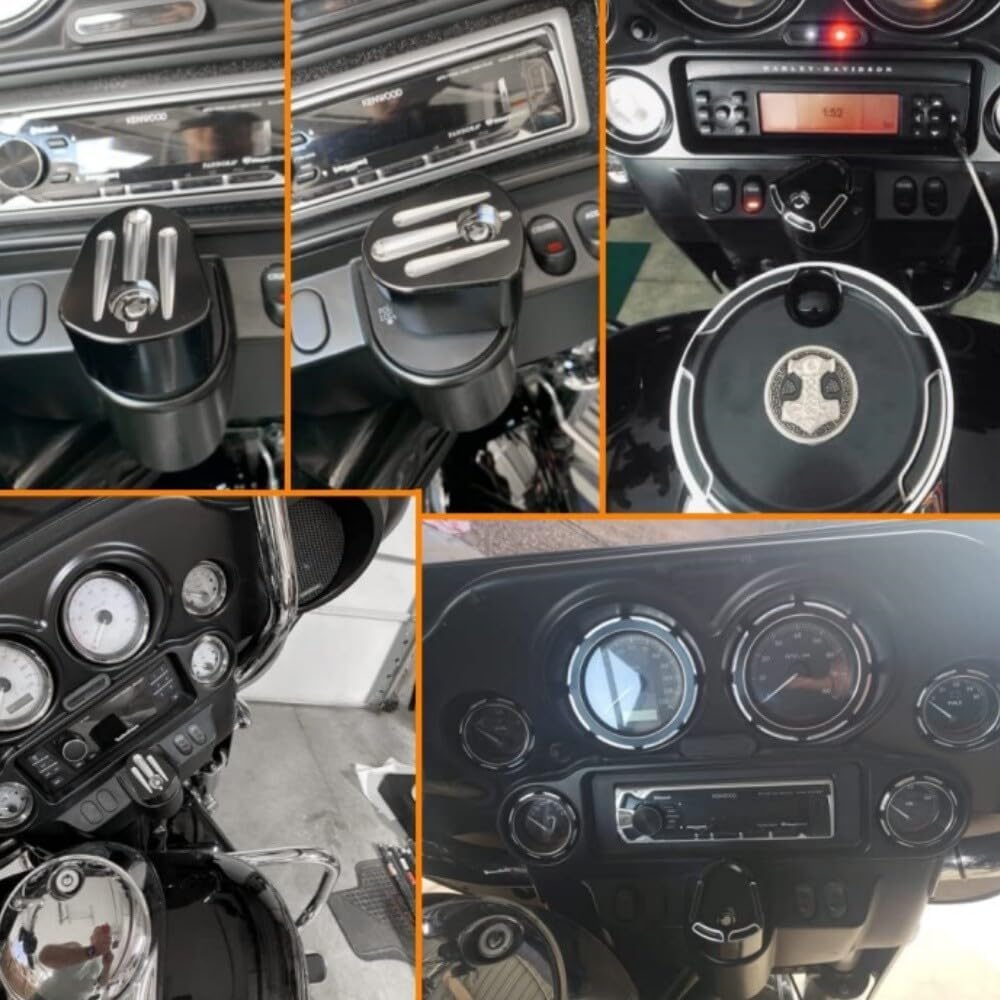 ya 4 8.24 baidi Motorcycle ignition switch cover suitable for Harley Electra Street Road Glide 2006-2013