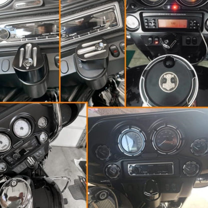 ya 4 8.24 baidi Motorcycle ignition switch cover suitable for Harley Electra Street Road Glide 2006-2013