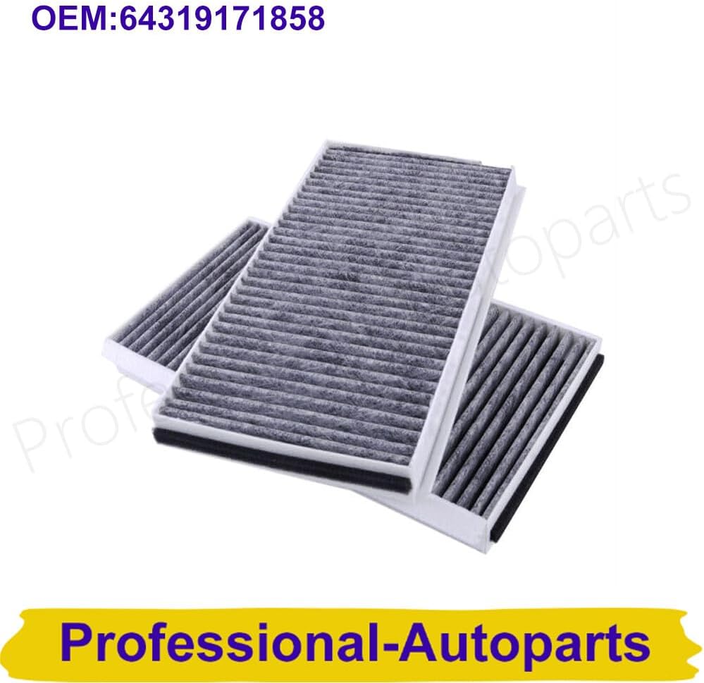 ya 23 10.7 baidi 2pcs/set Air Filter for BMW 5 6 E60 E61 E63 E64 520D 523I 525I 530D 535D 545I