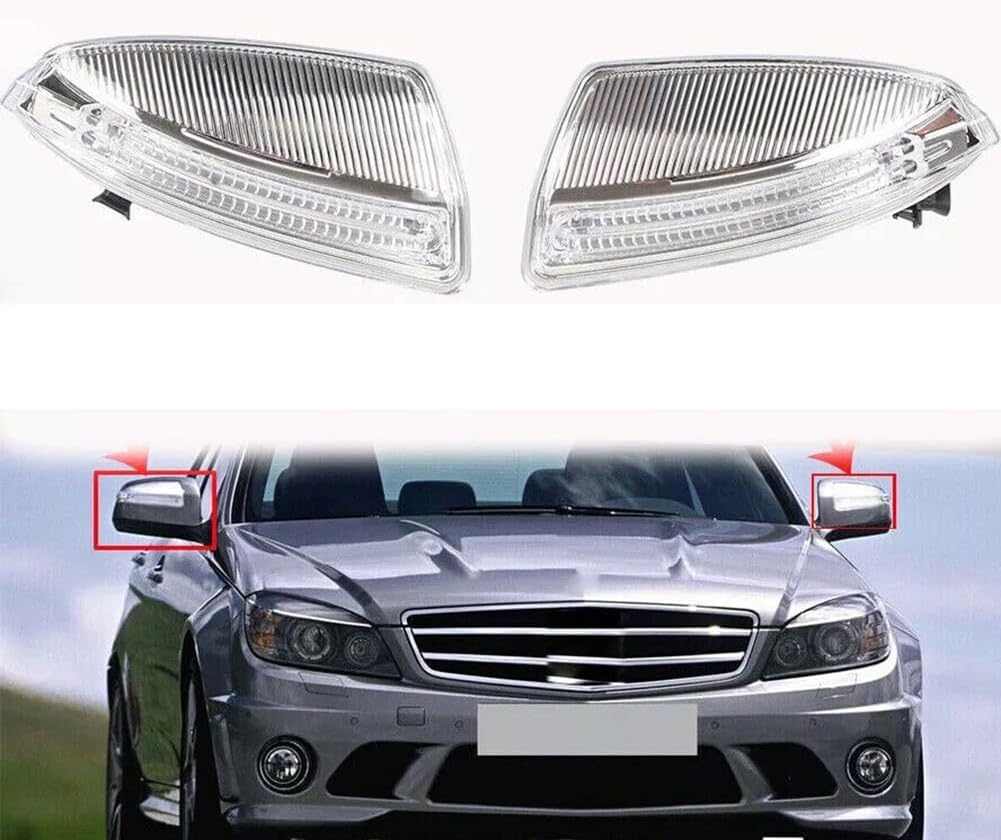 ya 13 9.15 baidi 1 pcs L/R Wing Mirror Indicator Turn Signal Light For Mercedes C Class W204