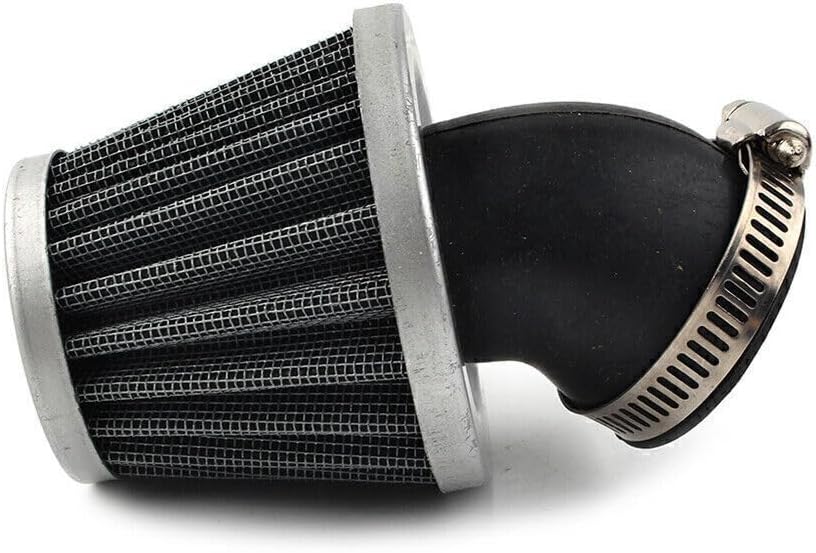 ya 10 9.16 zhengce 45mm Bent Neck Air Filter Dirt Pit Bike ATV Quad Motorbike GY6 Moped Scoote
