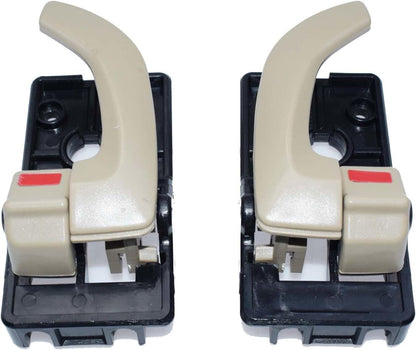 ya 9 10.24 Pair Left and Right Beige Inner Door Handles for Hyundai for Tucson 2008-20