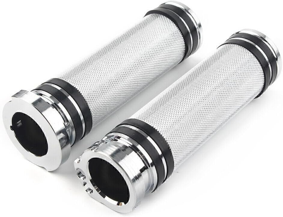 ya 4 8.14 For Sportster Dyna Softail Touring V-Rod 1 Inch Chrome Handlebar Hand Grips
