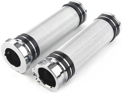 ya 4 8.24 baidi For Sportster Dyna Softail Touring V-Rod 1 Inch Chrome Handlebar Hand Grips
